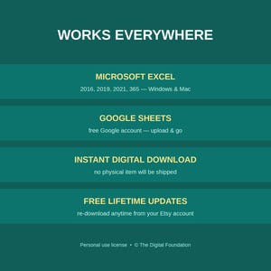Ultimat budgetark | Excel, Google Sheets, skuldbetalning, räkningsspårning (digital nedladdning) bild 10