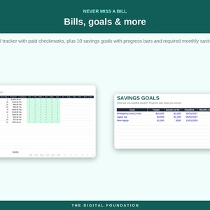 Ultimat budgetark | Excel, Google Sheets, skuldbetalning, räkningsspårning (digital nedladdning) bild 6