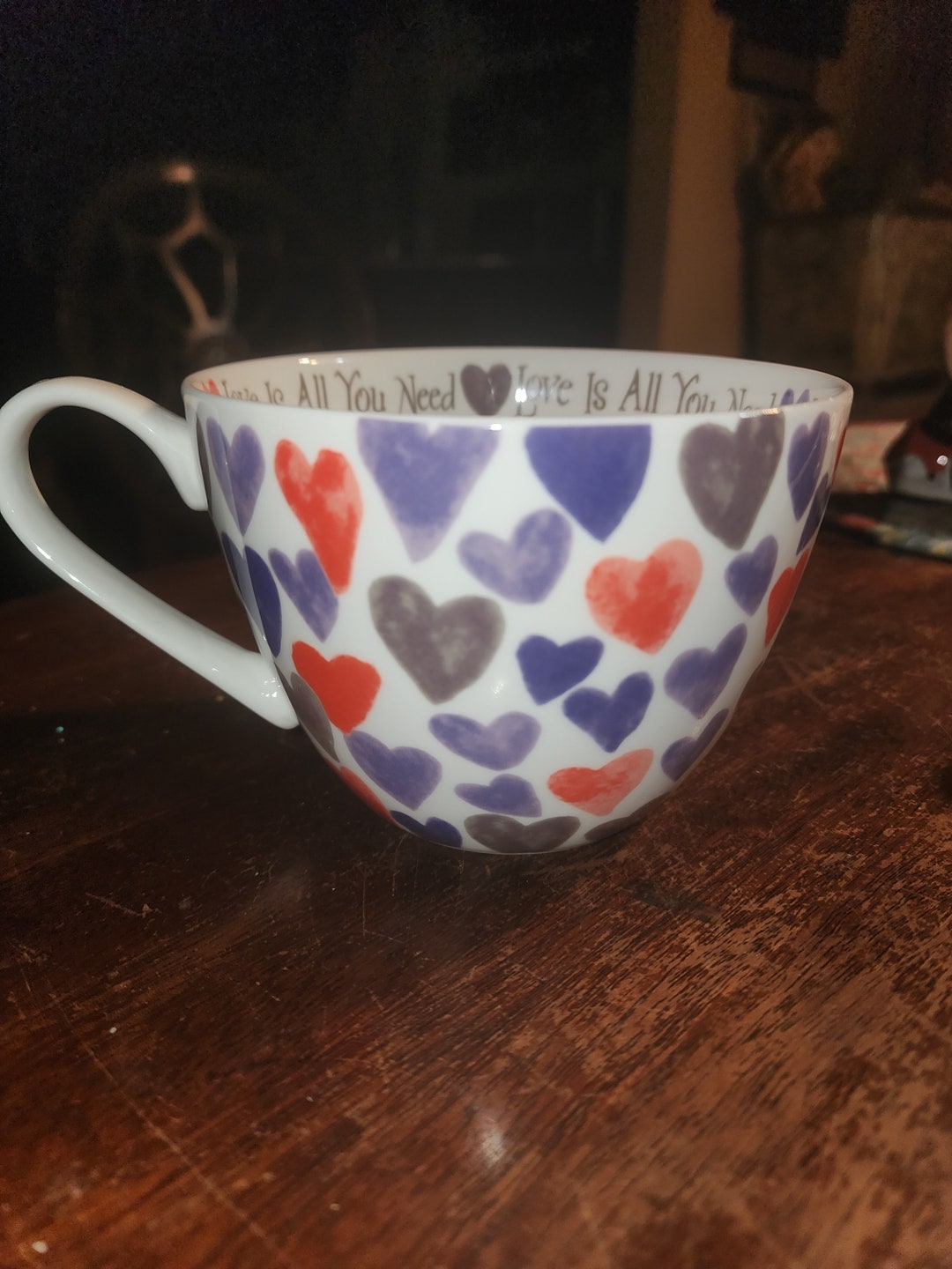 Portobello by Inspire Bone China Visit , Bowl, England, Hearts, Love is