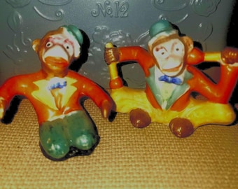 Monkey Salt/Pepper Shakers Vintage Japan.