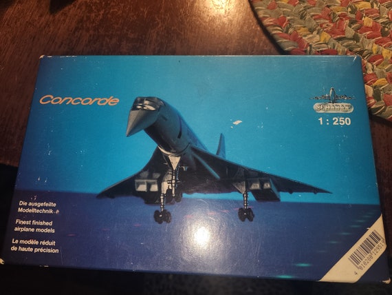 Vtg CONCORDE Airplane Model 1029/14 Schabak 1:250 BRITISH AIRWAYS