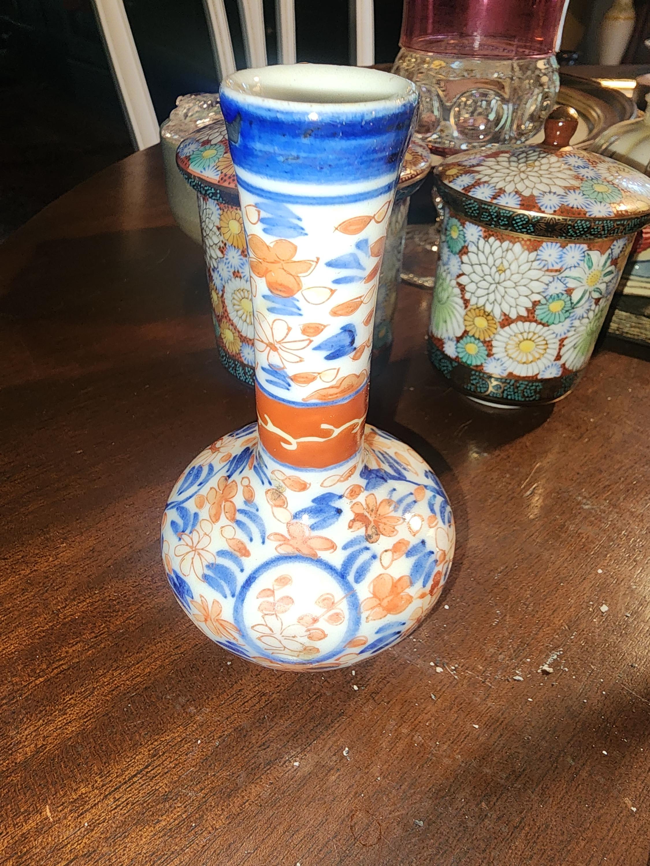 花窯製 伊万里焼風花壺/Imari-style Flower Vase Imari vase - Etsy 日本