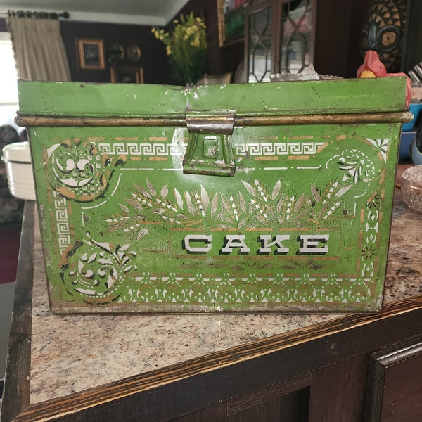 Large Tin Box Etsy