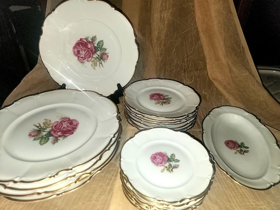 Hutschenreuther 花柄皿 6枚セット Hutschenreuther 花柄皿 6枚セット