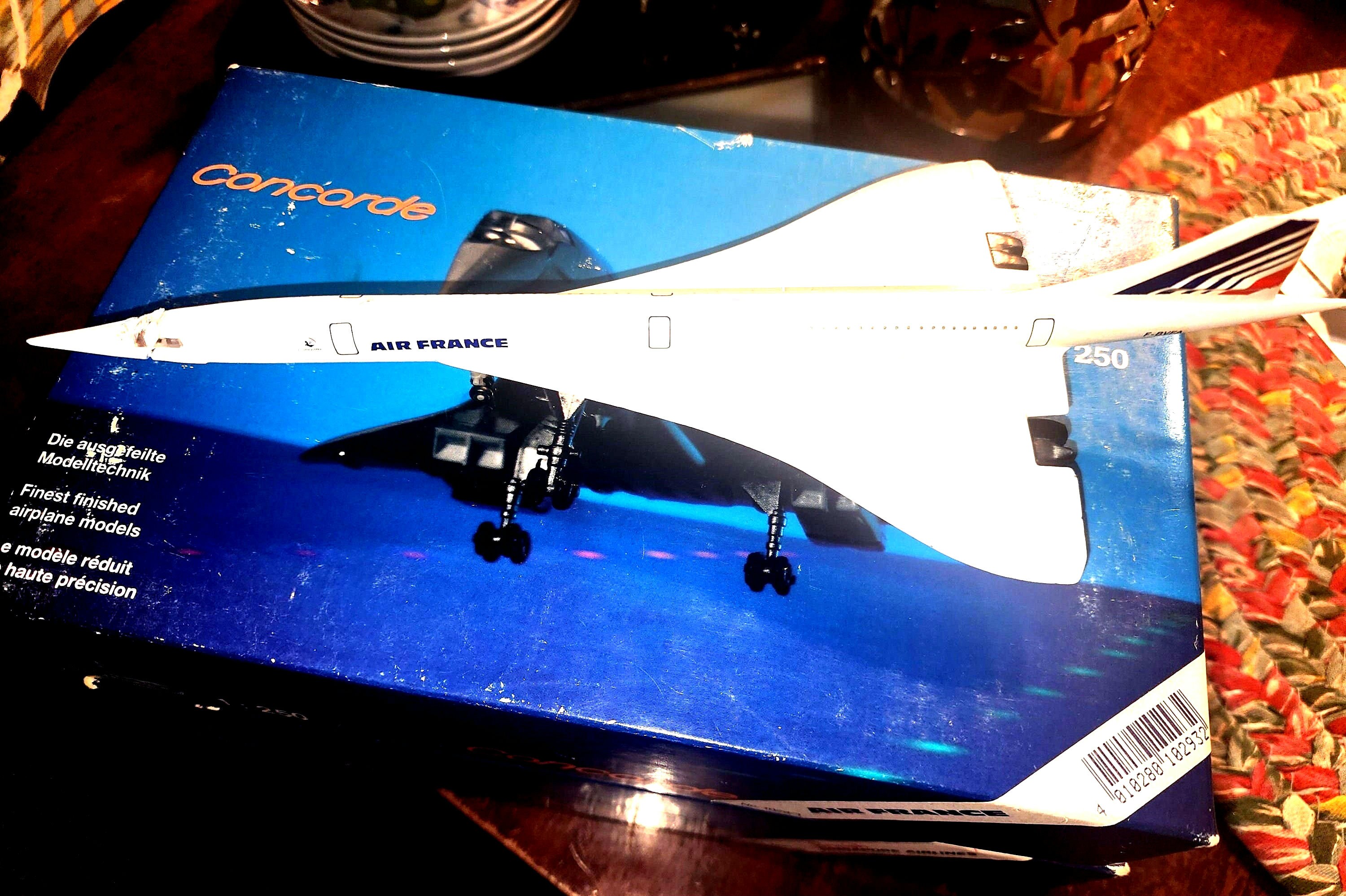 Air France Concorde Metal Model 1/250 Germany SCHARAK Super RARE