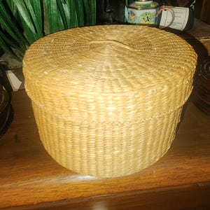 vintage Lucite coasters set of 6 with basket and lid