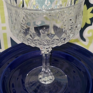 Set of 6, RARE, Vintage Champagne Coupes, IOB, Cristal dArques Crystal glassware, French Crystal Sherbet Champagne, Host gift, Wedding Party