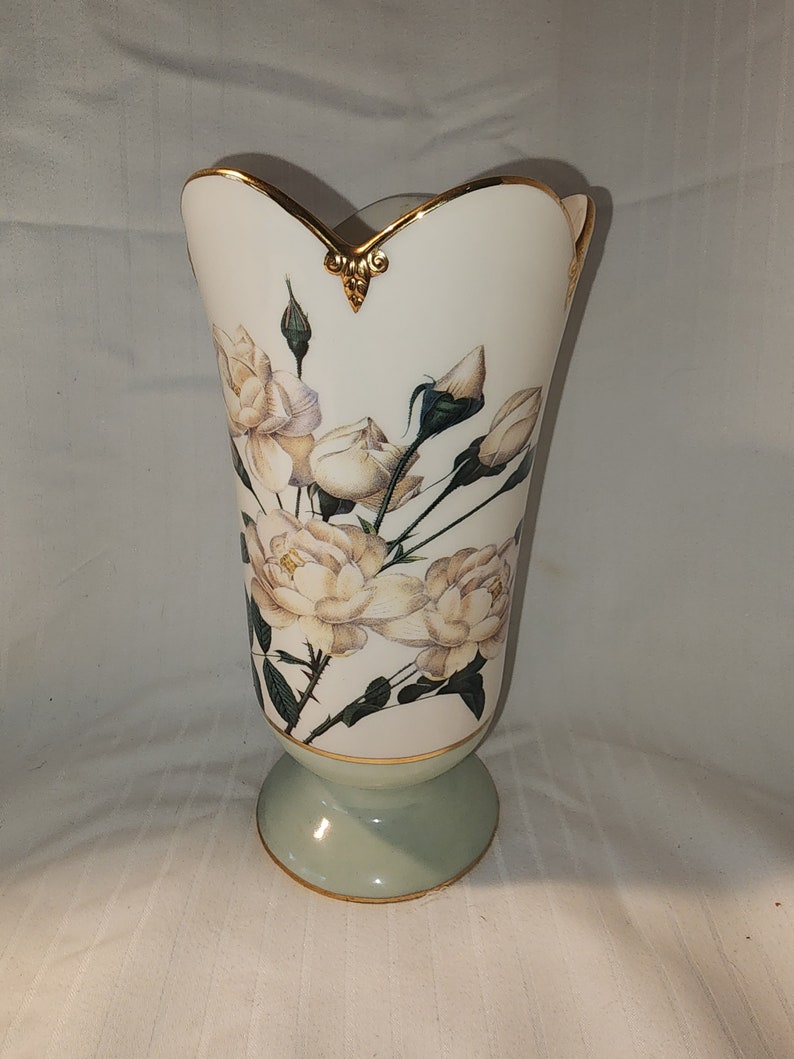 Vase Goebel Monet Le Pont Japonais – Porcelaine Multicolore – Édition Décorative
