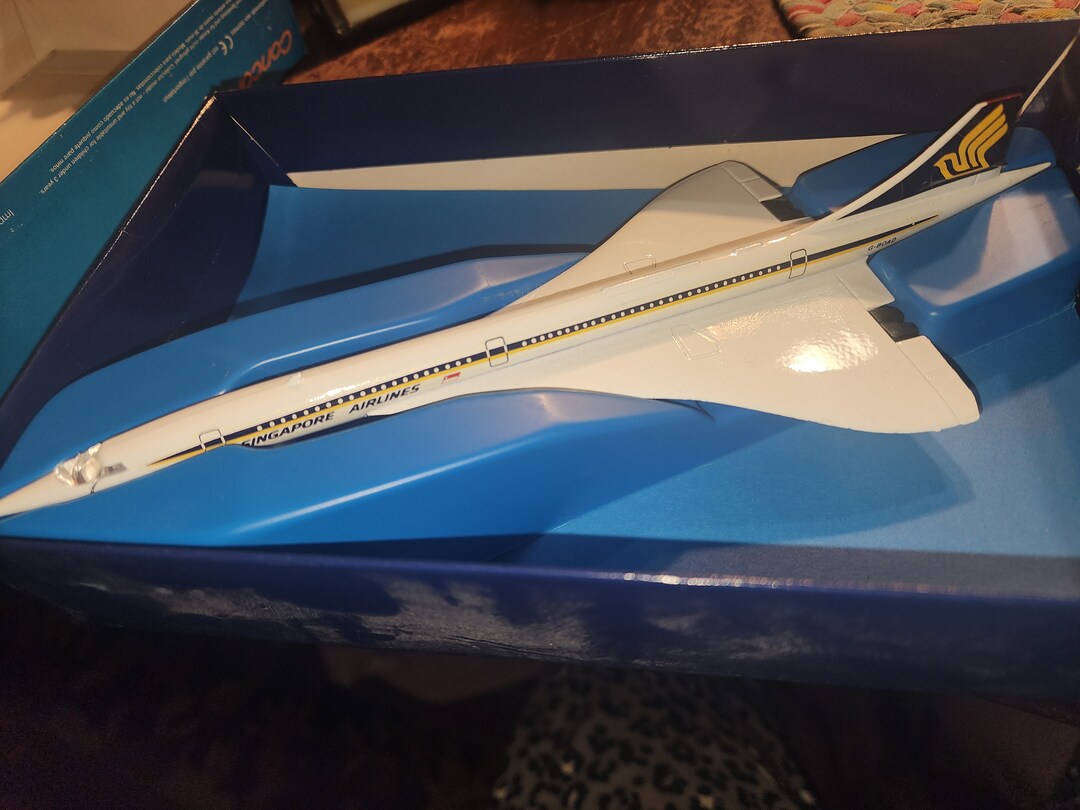 Vtg CONCORDE Airplane Model 1029/14 Schabak 1:250 BRITISH AIRWAYS