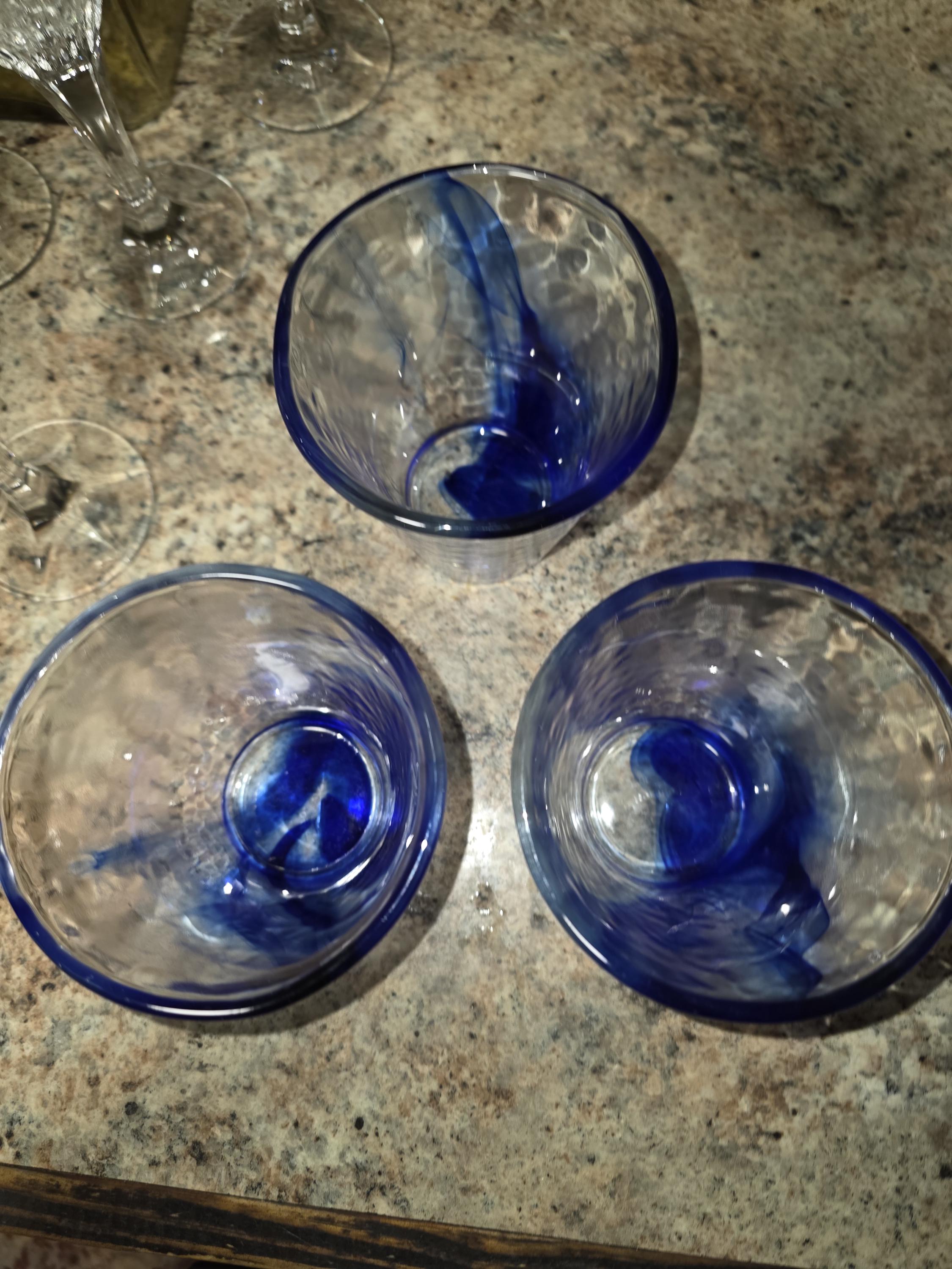 Bormioli Rocco Blue Swirl - Etsy