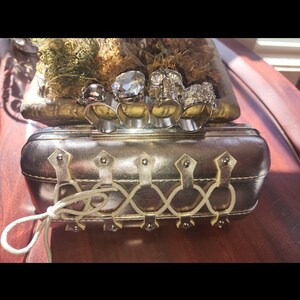 Alexander Mcqueen Knuckle Clutch Etsy