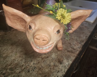 置物 HUMAN MADE DRY ALLS PIG PAPER MACHE AD 置物 HUMAN MADE DRY ALLS PIG PAPER MACHE AD HUMAN MADE DRY ALLS