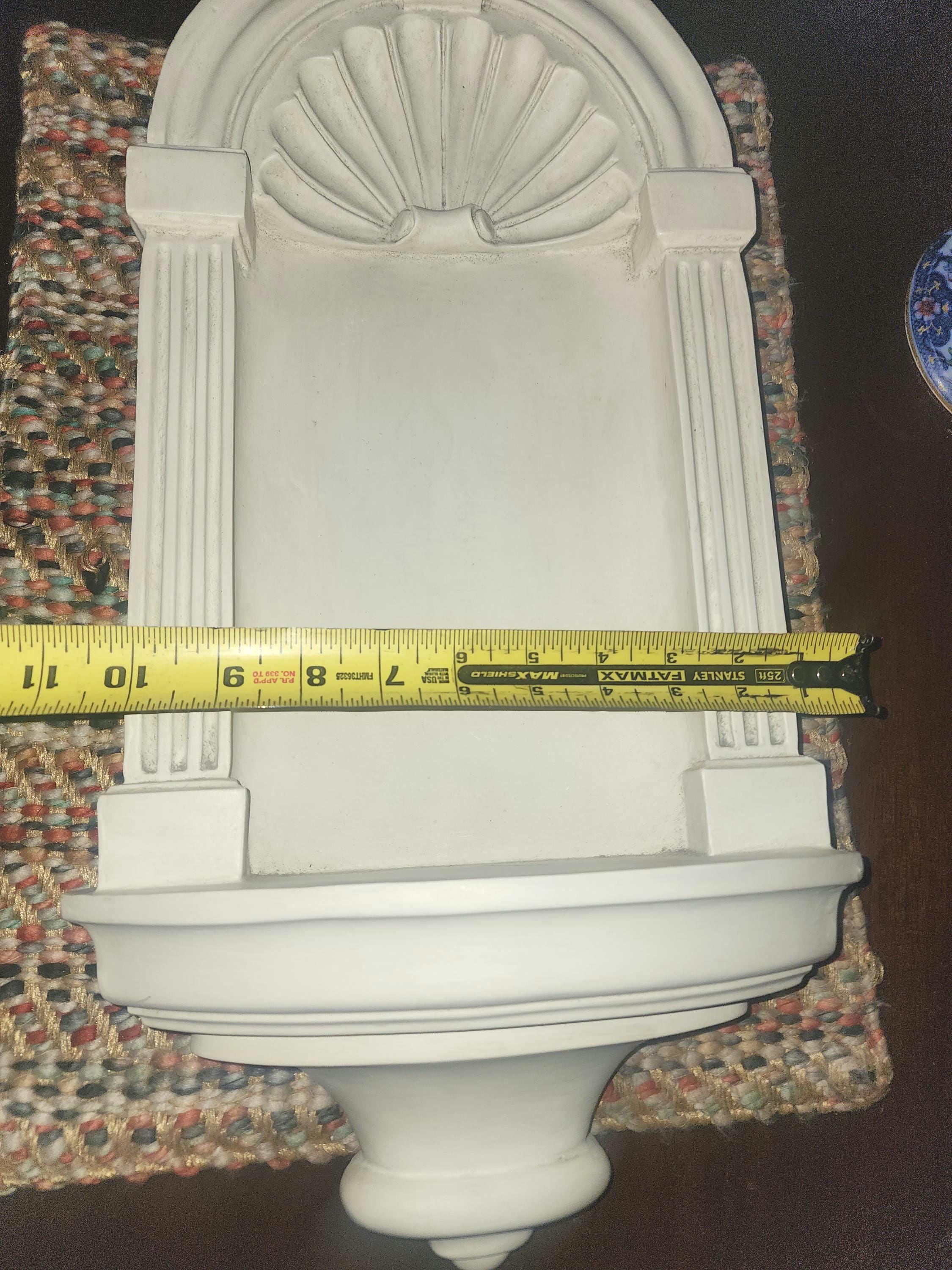 Présentoir Mural Niche Style Européen Classique - Fonte, 21 Pouces, Taille Moyenne - NEUF