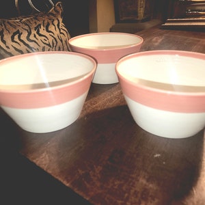 Royal Doulton, Made In England, Pattern 1815, Set Of Three Coupe Cereal Bowls, Porcelain