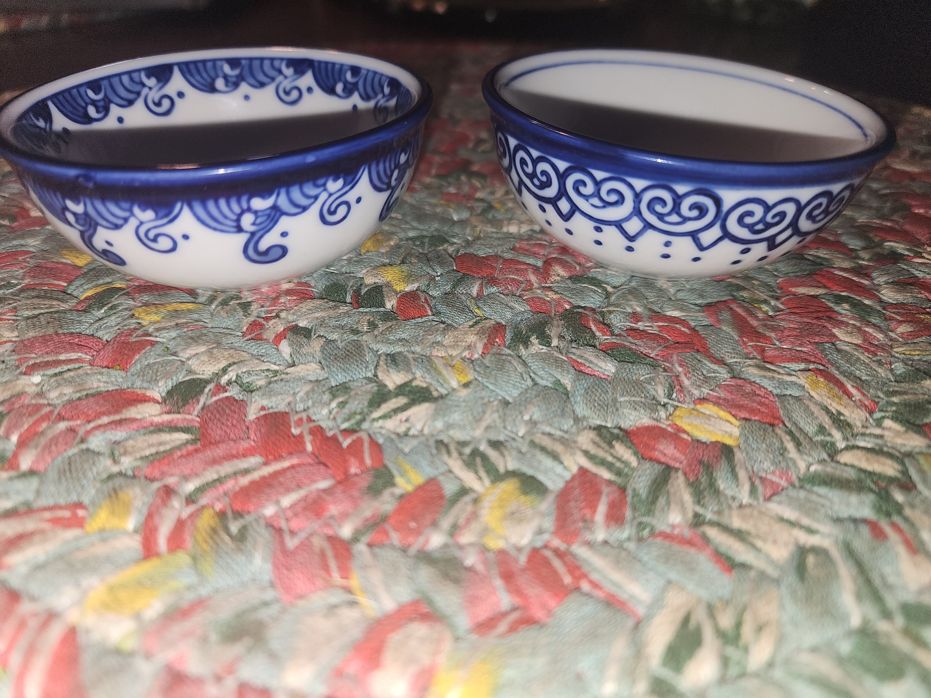 中国/陶磁器製の青と白の模様の小さなボウル。 - Etsy 日本