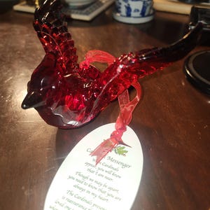 Enesco Christmas Ornament red cardinal bird with original tag gift