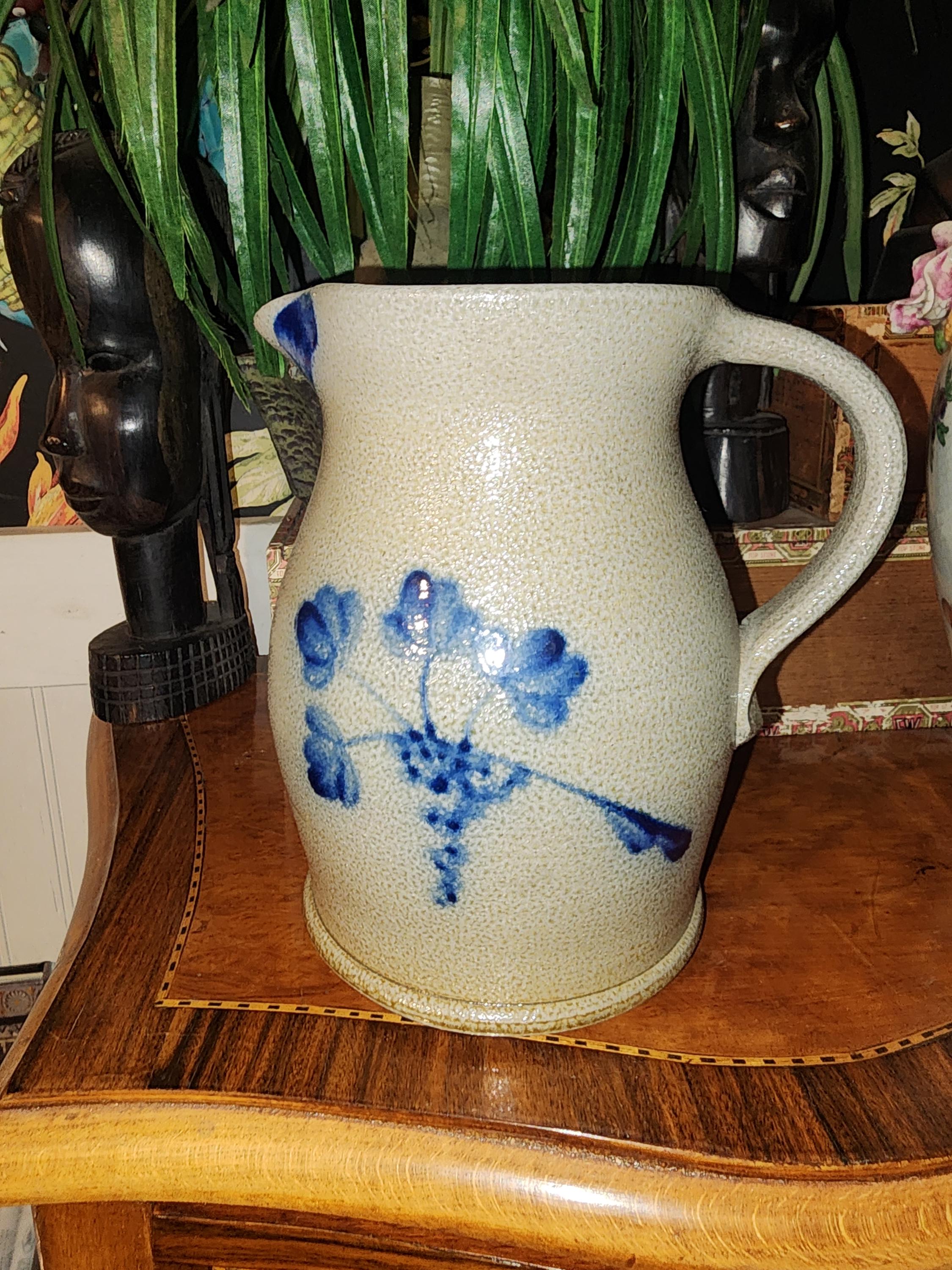 USA【Rowe Pottery】ローポタリー ピッチャー　水差し カントリー USA【Rowe Pottery】ローポタリー ピッチャー 水差し カントリー