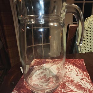 VINTAGE Glass Pitcher Luminarc