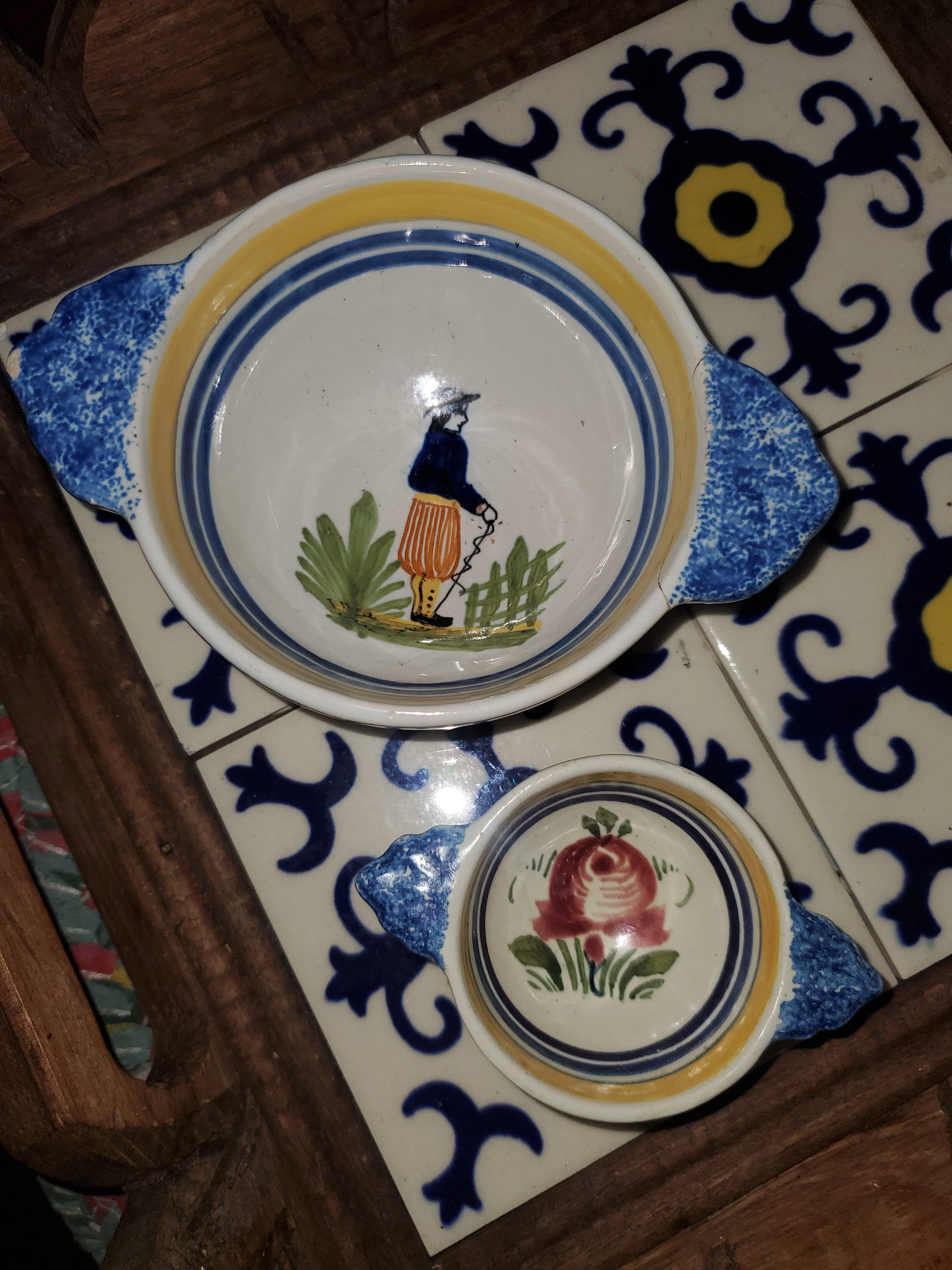 アンリオ カンペール (HB Henriot Quimper) フランス Henriot quimper bowls - Etsy 日本