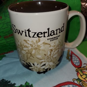 Starbucks Switzerland City Mug by City Mug. 16 Fl Oz - Etsy