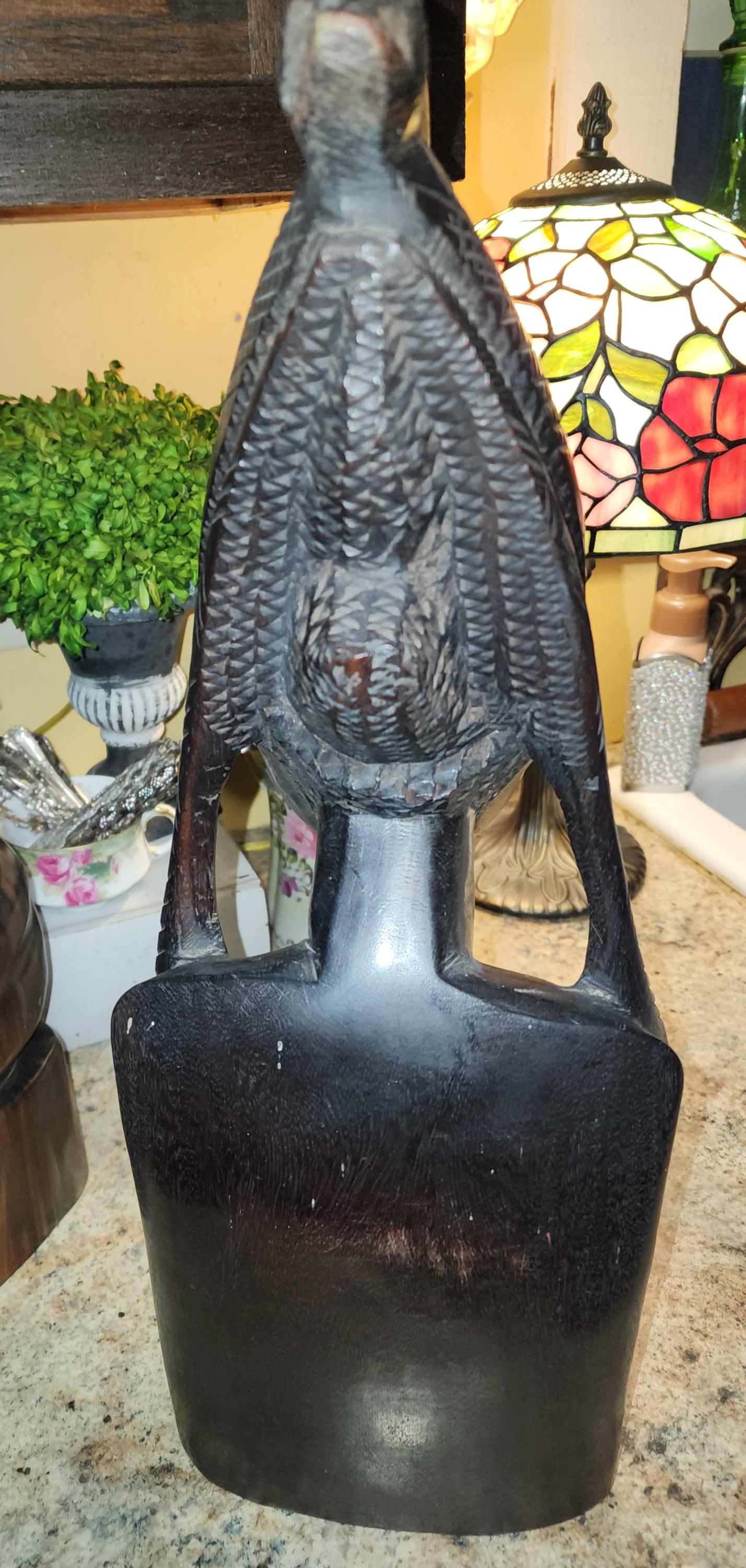 アフリカの豊穣の像：エキゾチックな木彫りの女性の胸像 - Etsy 日本