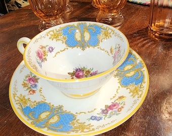 Copeland&#39;s grosvenor china england teacup and saucer