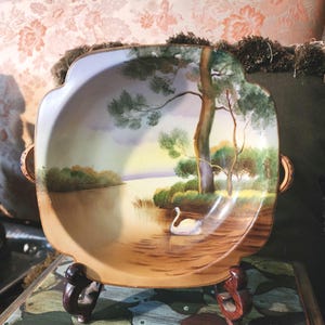 Noritake Lake Scene - Etsy