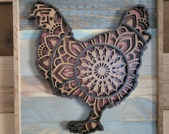 Chicken mandala