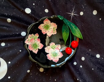 Unique Sakura & Cherry Candy Dish