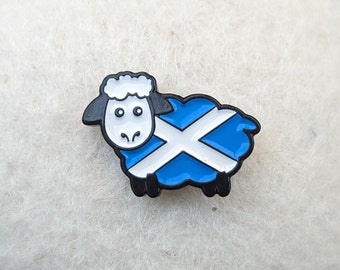 Épinglette en émail avec drapeau écossais