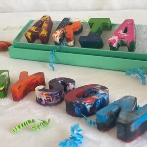 Nombres de crayones personalizados Crayones del alfabeto hechos a mano Suministros para la educación en el hogar con forma de letras Juguetes Montessori Aprende a leer Medias de relleno para niños