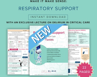 Respiratory Management for Critical Care Nurses - Ventilators, BiPAPs, Intubation, ARDS, Train of Four,  Mechanical Ventilation, ICU, Vents