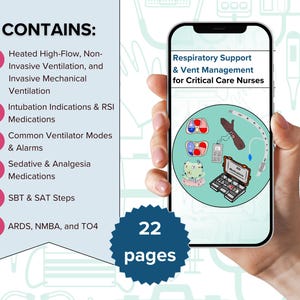 Enfermería de cuidados críticos: Guía para el manejo del ventilador y la respiración