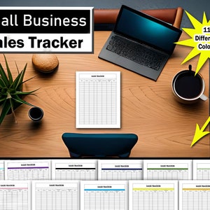 Printable Sales Tracker: Your Key to Sales Success - 11 Vibrant Colors to Inspire You!
