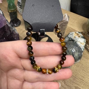 Tigers Eye Crystal Bracelet, handmade, crystal, natural, crystal jewelry