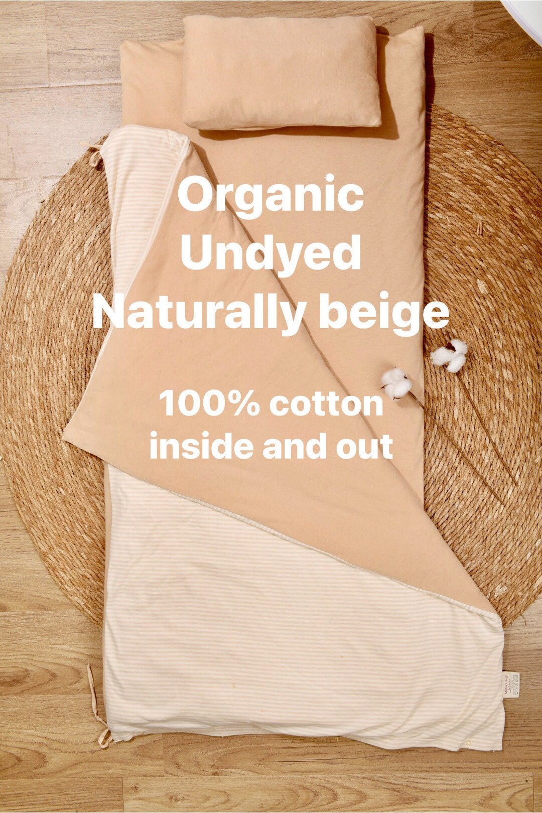 Preorder PURE Cotton Organic Cotton Nap Mat Chemicalfree, GOTS