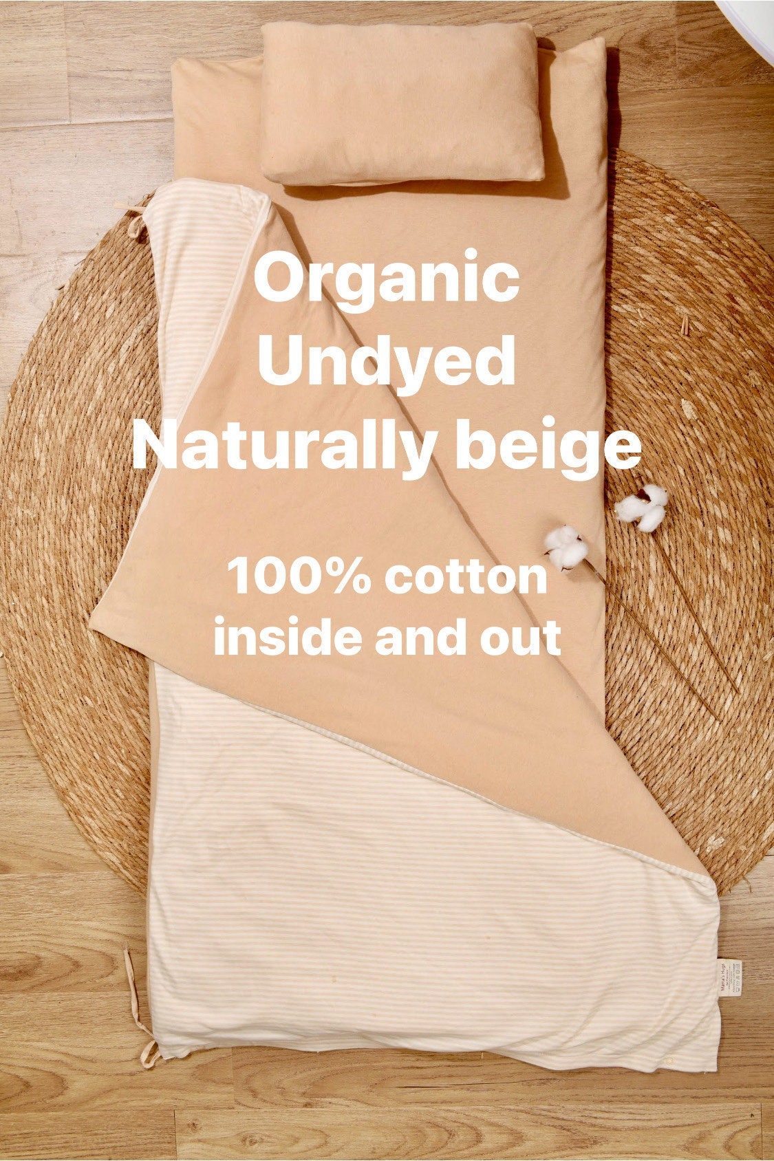 Preorder PURE Cotton Organic Cotton Nap Mat Chemicalfree, GOTS