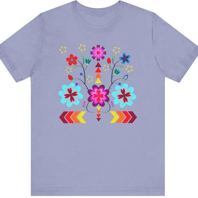 Ojibwe Floral T Shirt From Our Indigenous Owned Shop, Modern Native ...