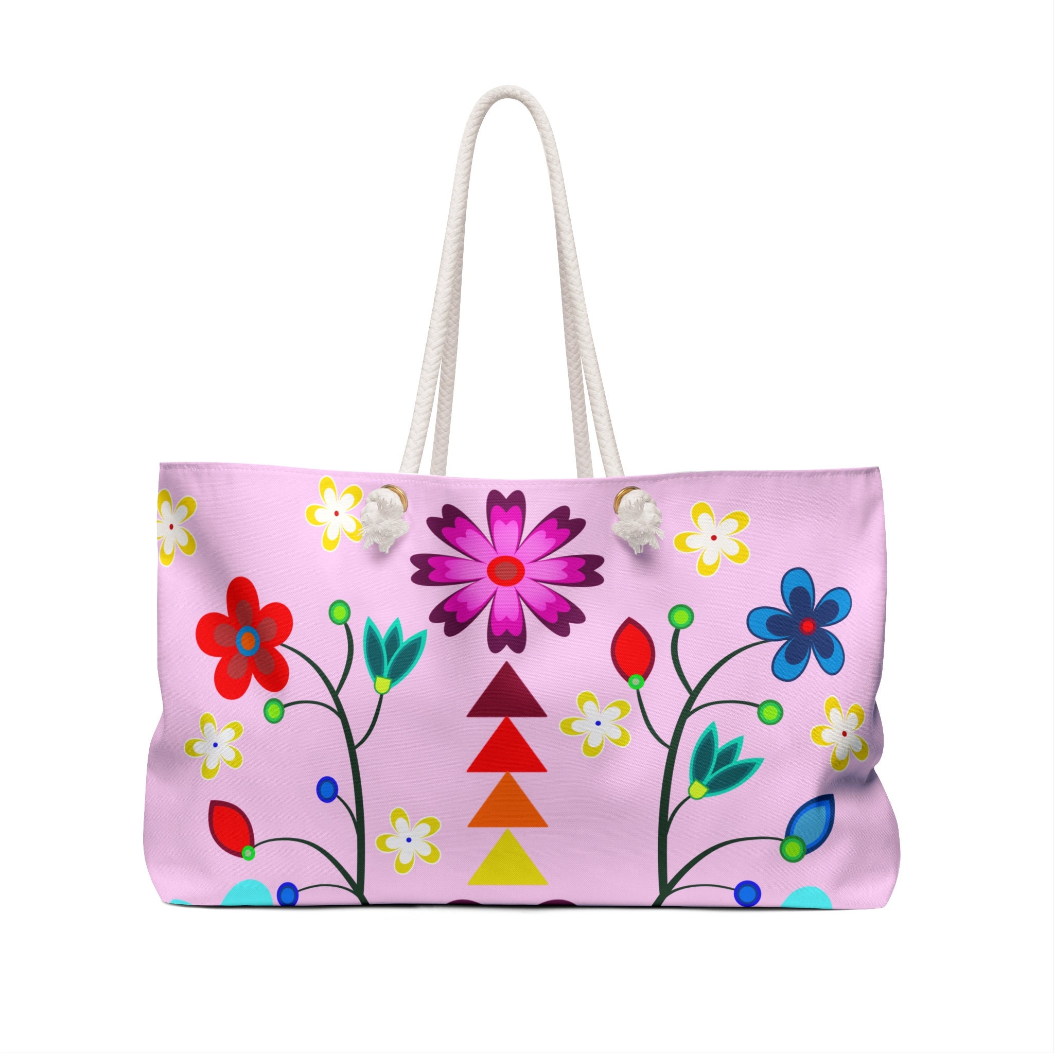 Floral Tribe - Sustainably Made Duffle Bag main image 1