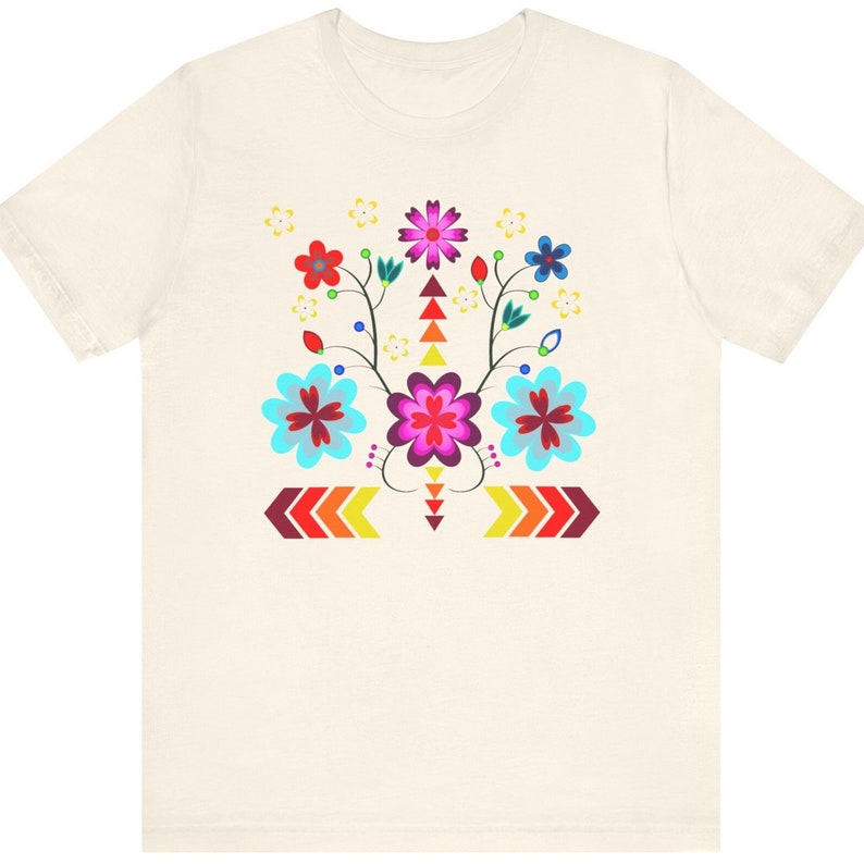 Ojibwe Floral T Shirt From Our Indigenous Owned Shop, Modern Native ...