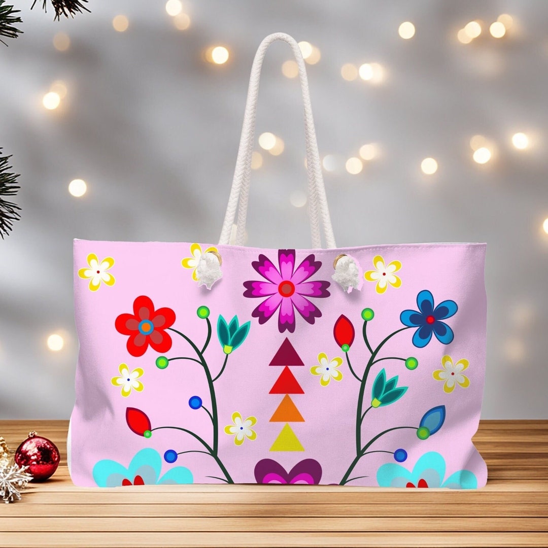 Indigenous Duffle Bag, Featured Shops, Toddler Duffle Bag, Ojibwe Art