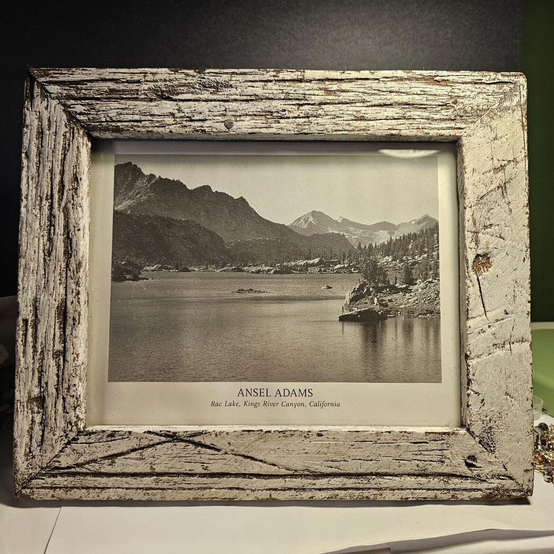 14x13 Frame Ansel Adams Official Rac Lake King River Canyon California Rustic Frame ...