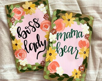 handpainted mother’s day journal