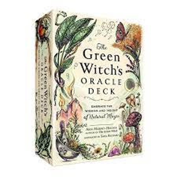 Le pont Oracle de la sorcière verte| NOUVELLE VERSION | Embrassez la sagesse et la perspicacité de la magie naturelle, cartes Oracle avec guide, cadeaux occultes