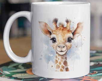 Giraffe Mug Coffee Drinkware Gift for Animal Lovers