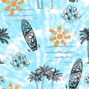 Digital Seamless File | Seamless Pattern | Seamless Print | Summer Seamless | Seamless Pattern PNG | Seamless Files | Surfer Print