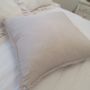 Rachel Ashwell Shabby Chic Couture Lavender Petticoat Lace Ruffle Pillow