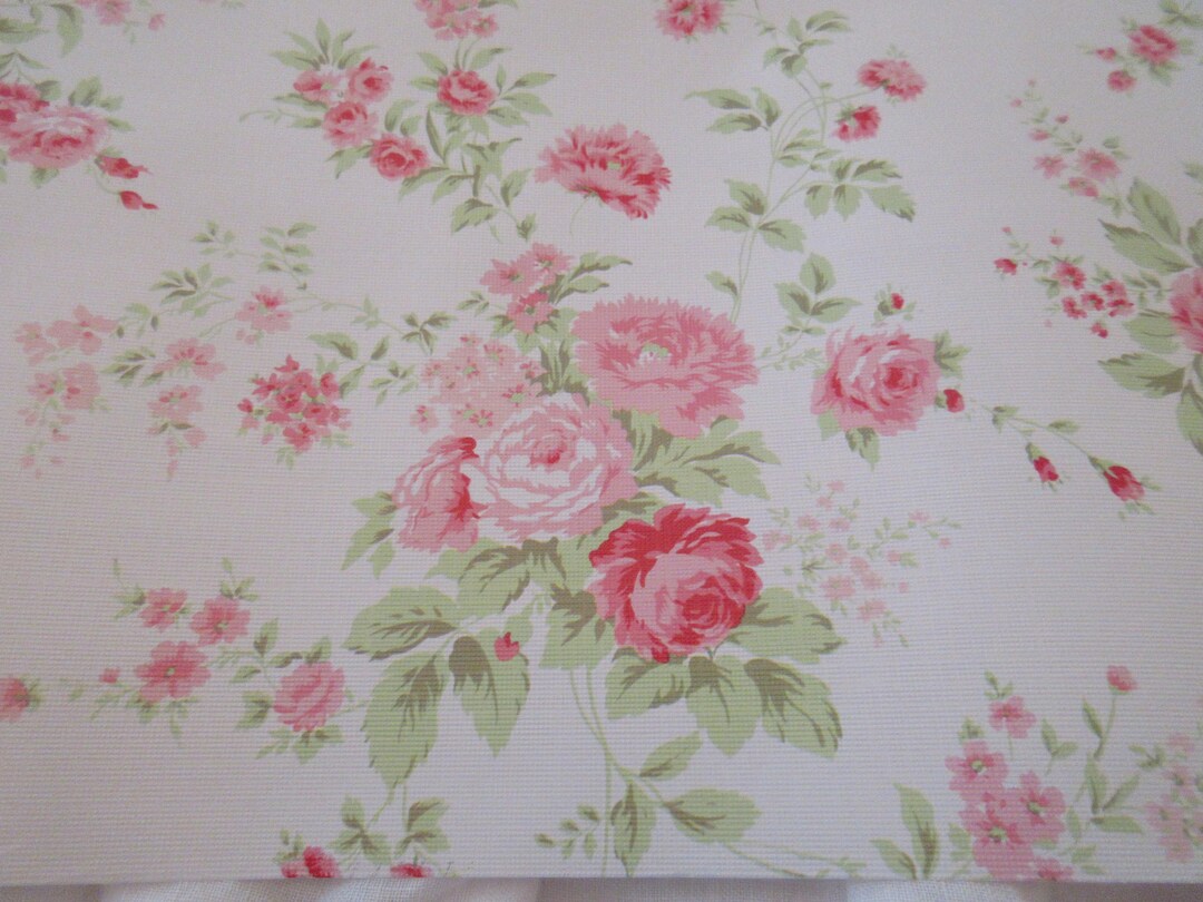 New Rachel Ashwell Shabby Chic Pink Roses Gift Wrap - Etsy