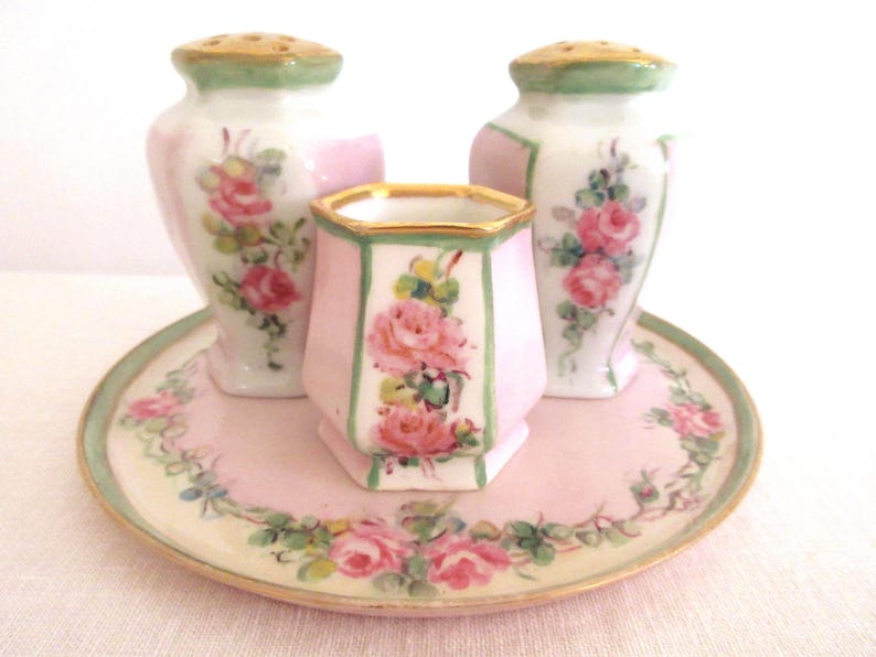 Limoge Tray Floral Handpainted by Emma Seitz