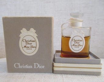 Vintage Christian Dior Miss Dior Perfume 15ml Made in France - Etsy